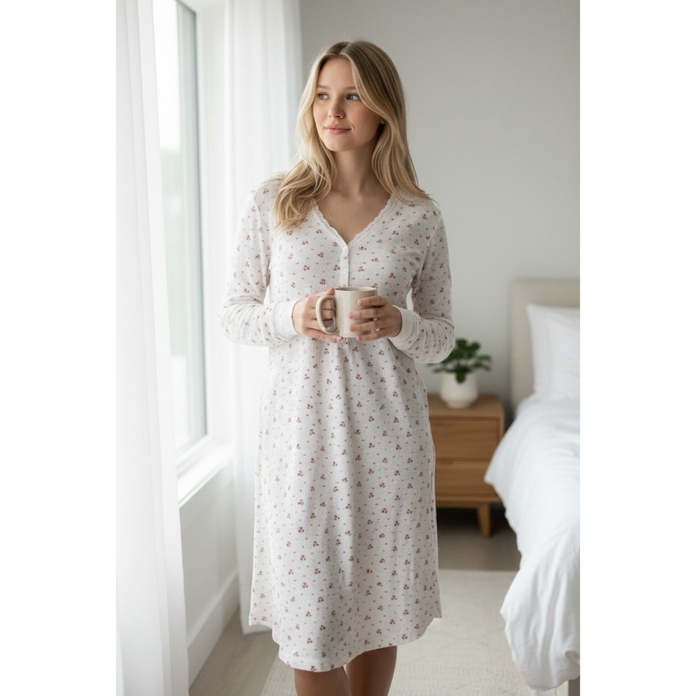 Ladies Ralph Lauren Floral sleep shirt size Small
